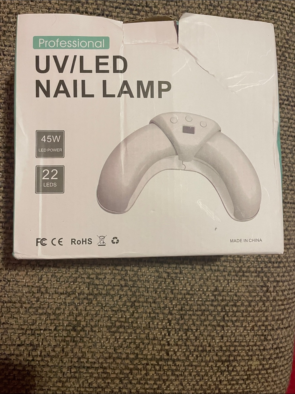 UV/LED Nail Lamp 45W Professional White